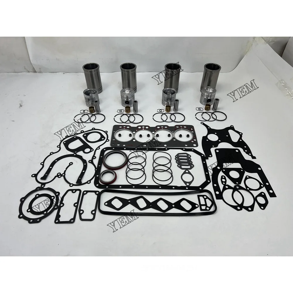 B490B Cylinder Liner Kit With Gasket Set for Xinchai Engine Repair Kit Engine Spare Parts