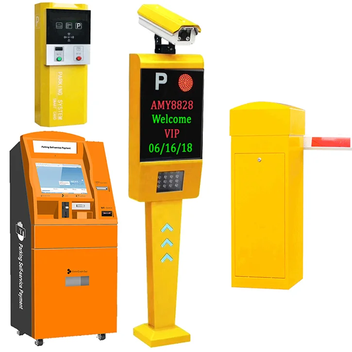 License Plate Recognition Self-service Toll Collection System Barrier Bar Parking Lot Entrance and Exit Equipment Smart Parking