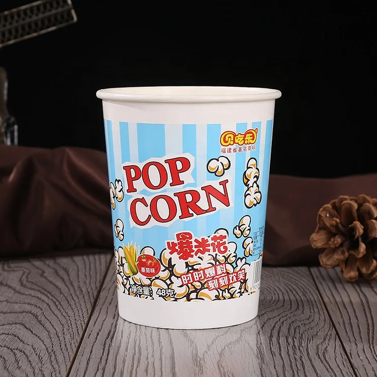 Open-Top Paper Popcorn Box Great for Movie Night or Movie Party Theme, Theater Themed Decorations details