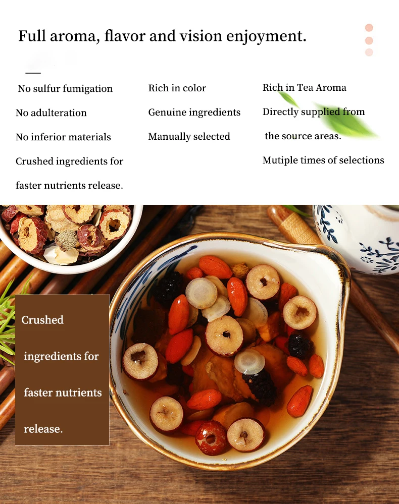 Healthcare Tonic Herbs Herbal Sexual Energy Tea OEM Health Tea Bag Organic Herb Blended Ginseng Maca Tea for Men