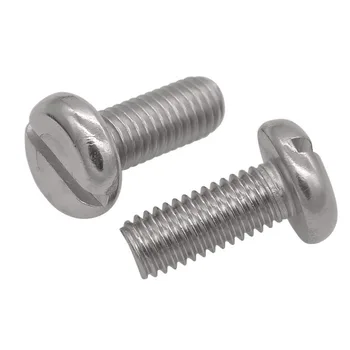 M1.6 - M8 Stainless Steel Din 85 Iso 1580 Slotted Pan Head Screw - Buy ...