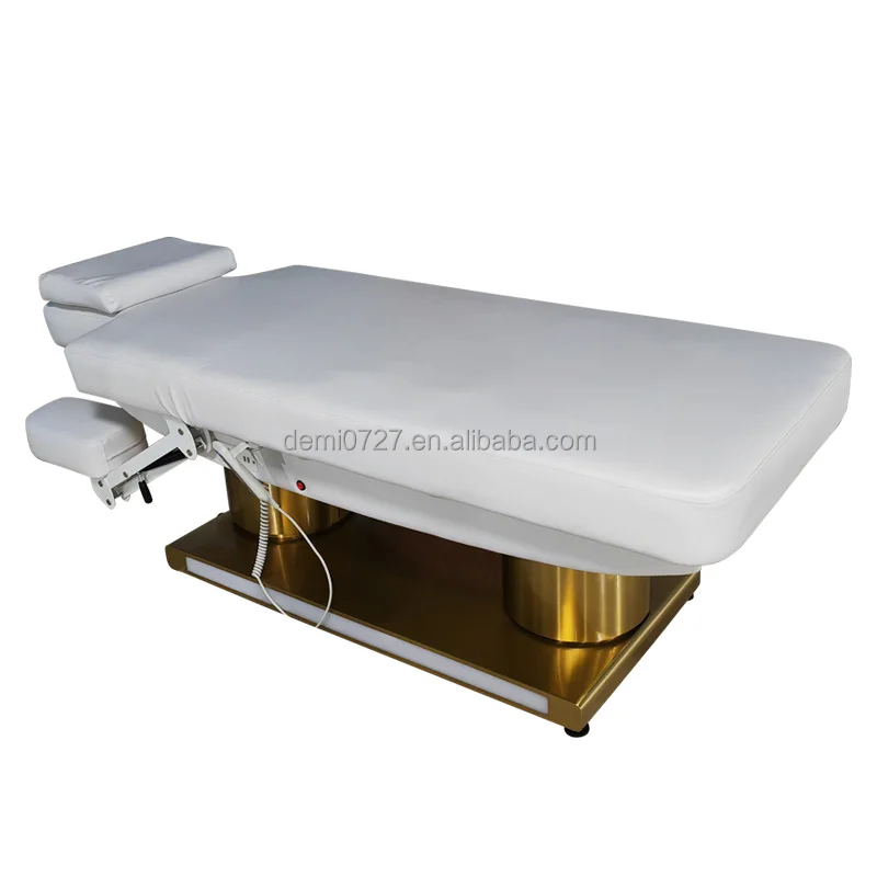 Wax Gold Base Spa Lash Extension Bed Thai Light Heated Massage Beauty