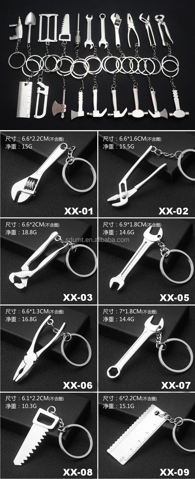 Mini Tools Flexible Wrench Shovel Hammer Ruler Pincers Drill Saw Axe ...
