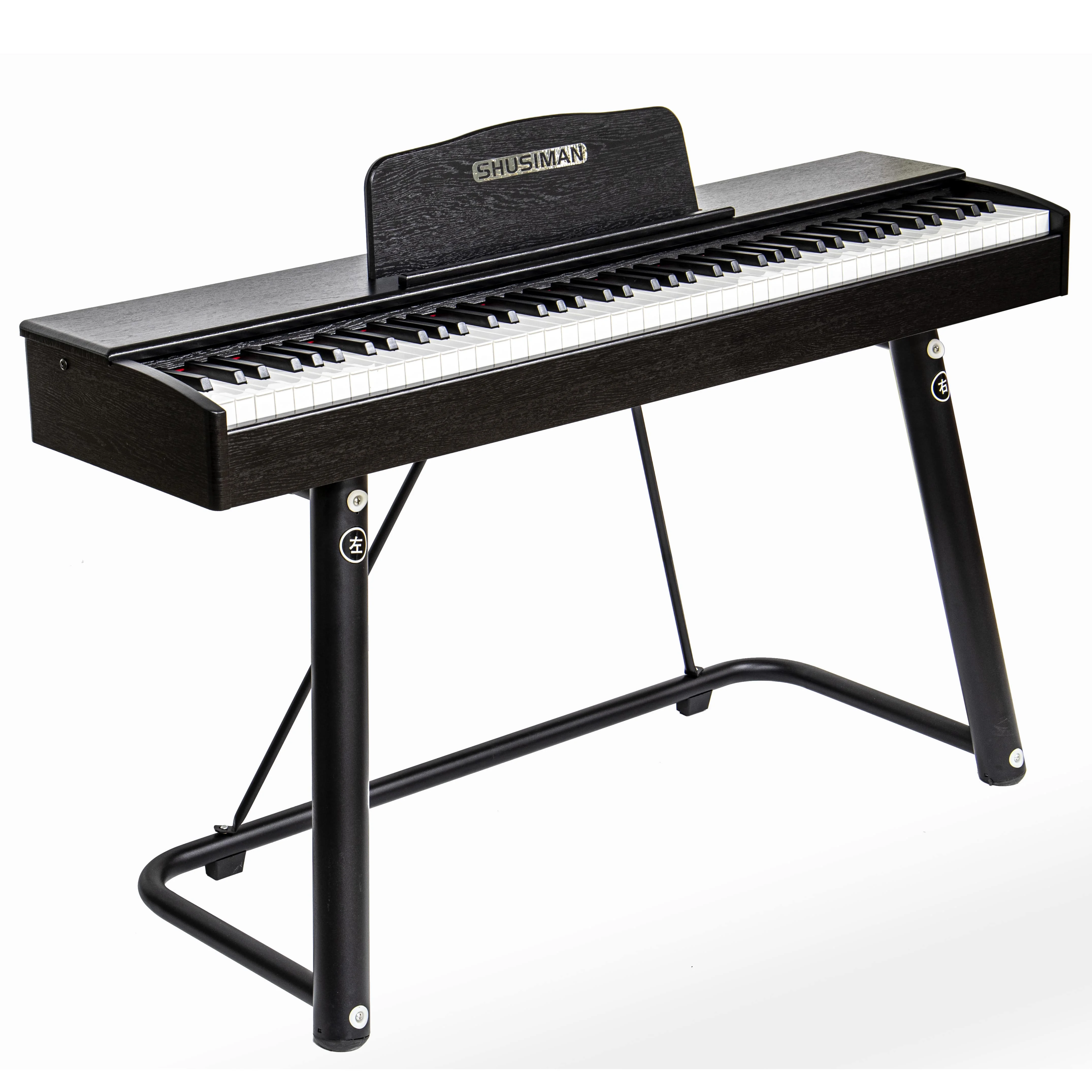 4 Touches Piano Noires Toyvian - Clavier Détachable Pour Réparation