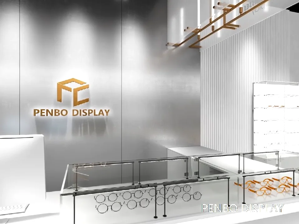 Retail Display Stores Eyewear Display Stand Optical Shop Display Design