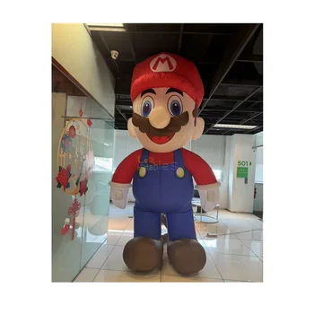 Inflatable Mario Luigi Model Giant Inflatable Marine Christmas Customized Inflatable Super Mario For Sale