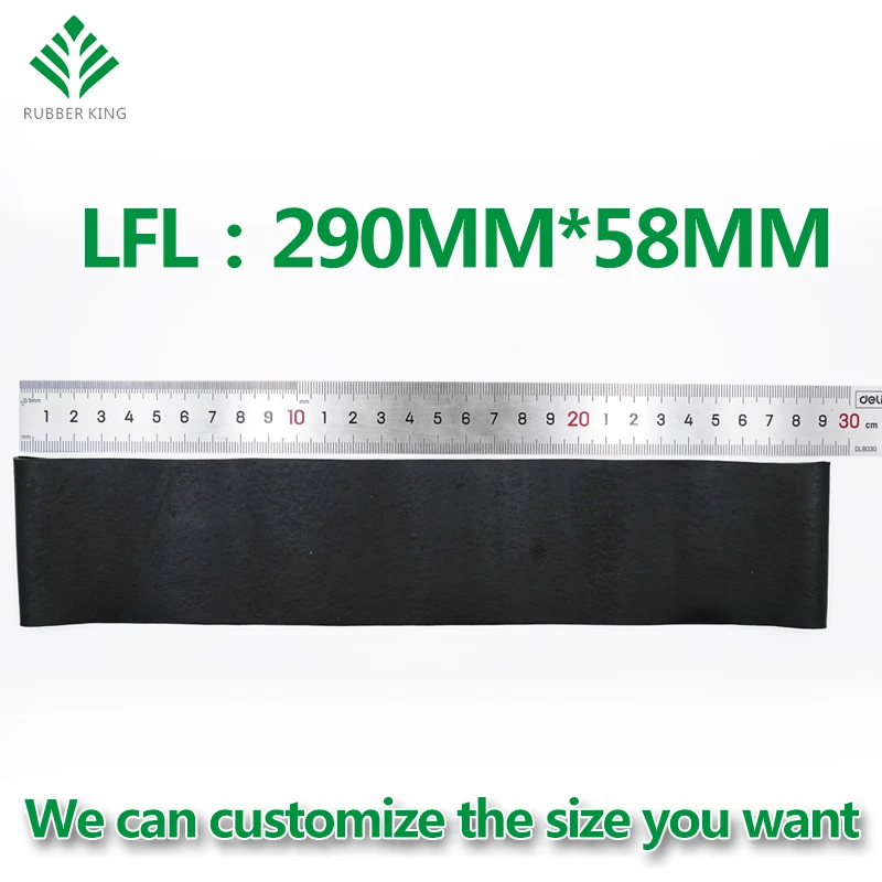 Large Size Heavy Duty Rubber Band Custom Wide Durable Black Rubber