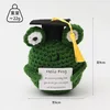 H-Card de remise de diplôme grenouille + noir