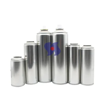 Wholesale Clear Lacquer Empty Tin Cans Sale High Pressure Printing Empty Aerosol Tinplate Cans