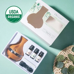 Natural Organic10ml Essential Oil Diffuser Gift Set,Massage Oil Essential Oils Set for Diffusers