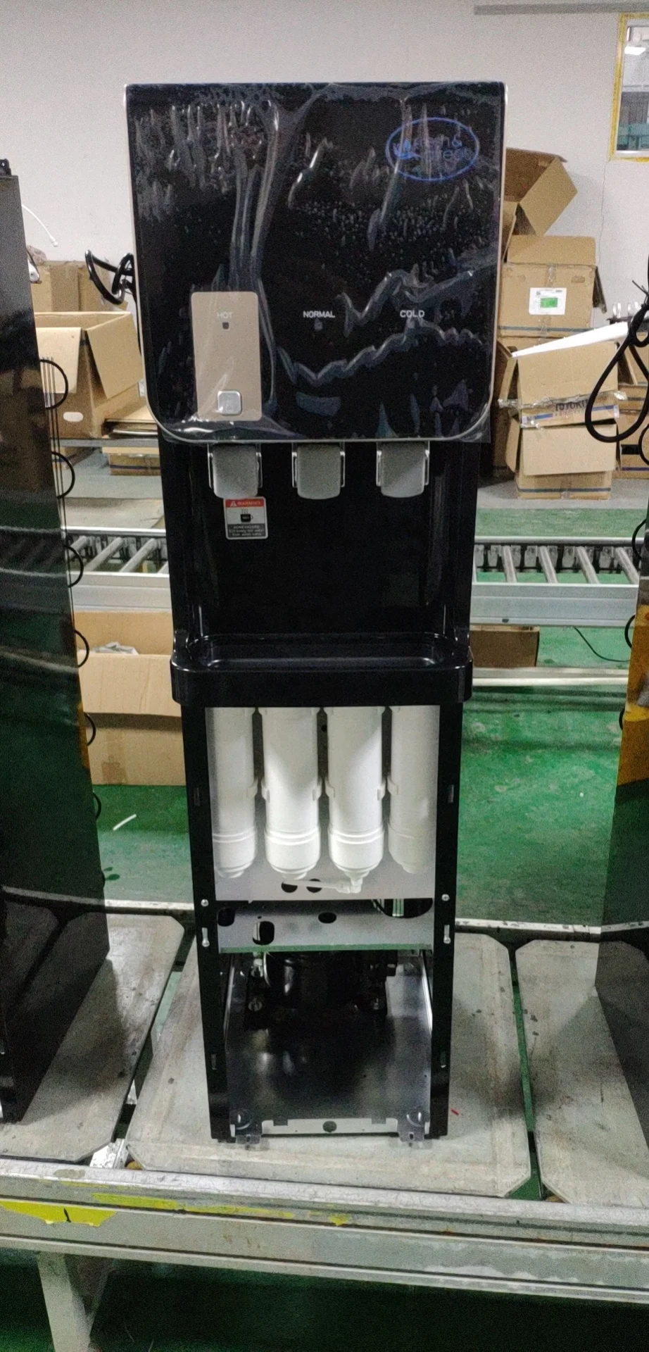 2024 Factory 3 Taps Hot Cold Pipeline Water Dispenser Korean Automatic Standing Water Dispenser Water Cooler with Compressor W29