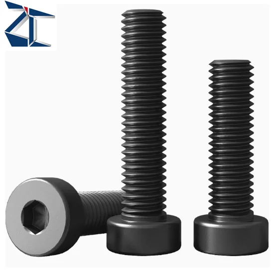 Customized Size Countersunk Head High Strength Hexagon Socket Bolts Carbon Steel Head Allen Bolts