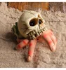 Skull conch ghost hand
