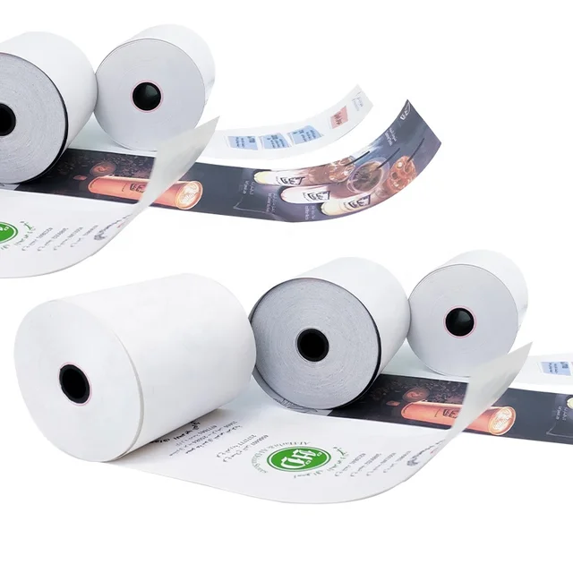 High Quality manufacturer Supply 80*80 mm Thermal Label Paper With Various Color for Cash Register Receipt Roll