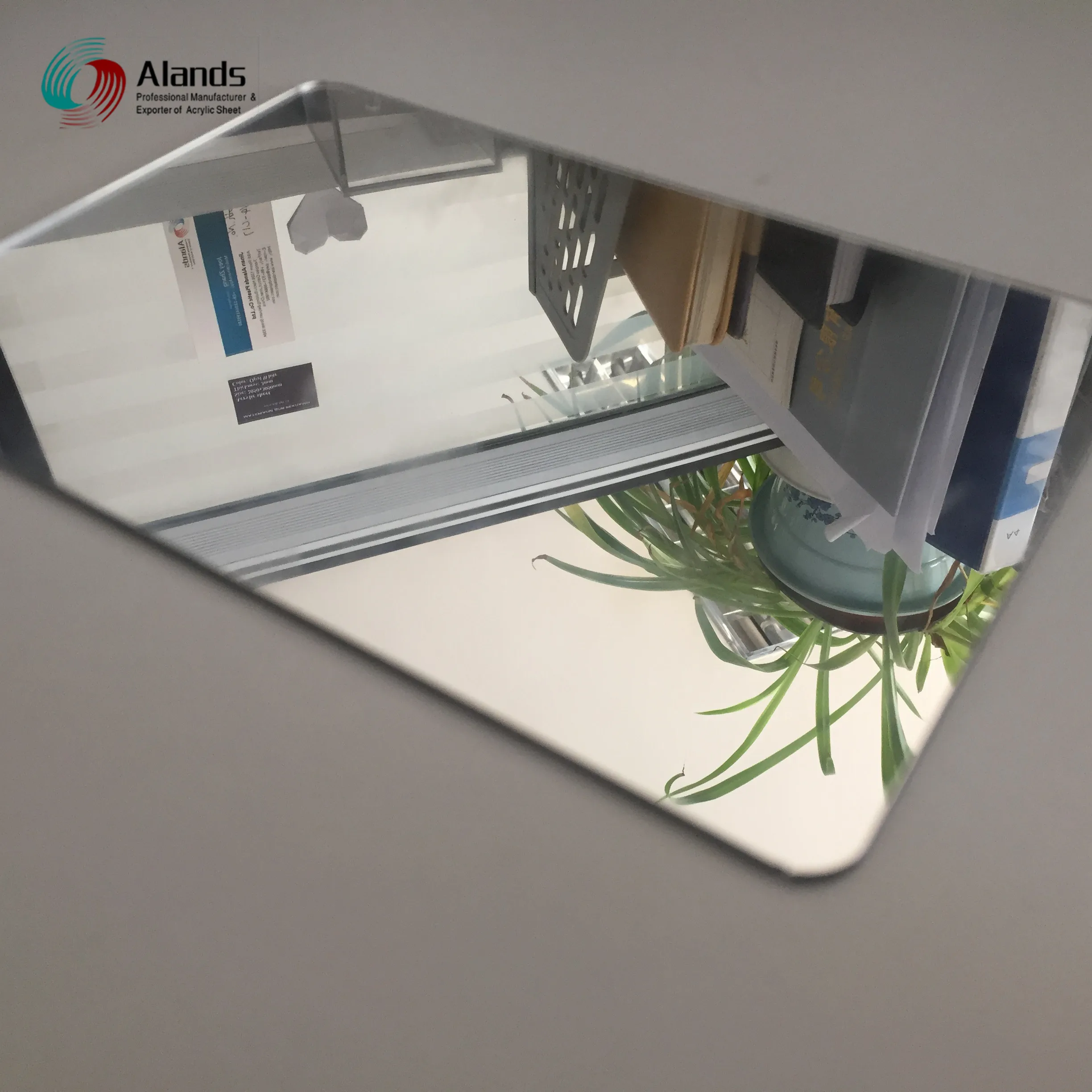 Alands Multiple Size Flexible Acrylic Mirror PMMA Plexiglass Sheet