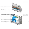 9000BTU ACDC แพ็คเกจเครื่องปรับอากาศแผงเซลล์แสงอาทิตย์