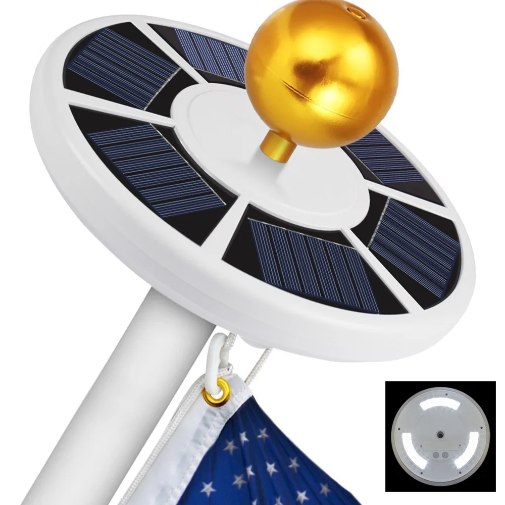 American Solar Flagpole Light Outdoor Solar Light For Flag Pole Menards