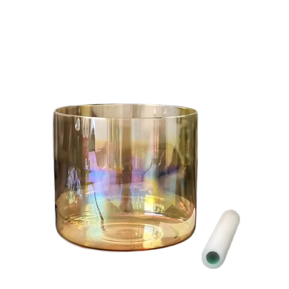 Чаша Umber Cosmic Alchemy со звуковым кристаллом для духовной дзен медитации размер под