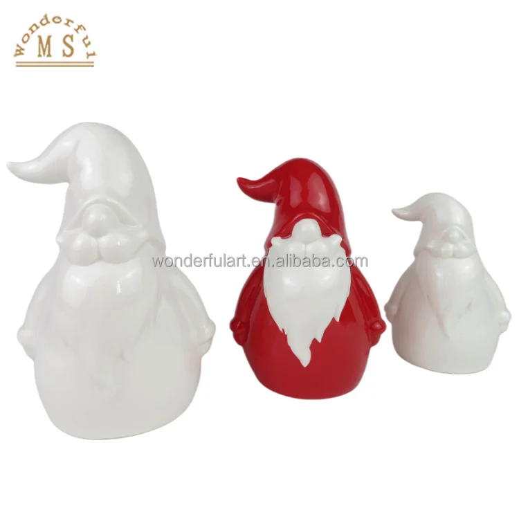 Ceramic Christmas Old men  Gift Holiday for Home Decoration