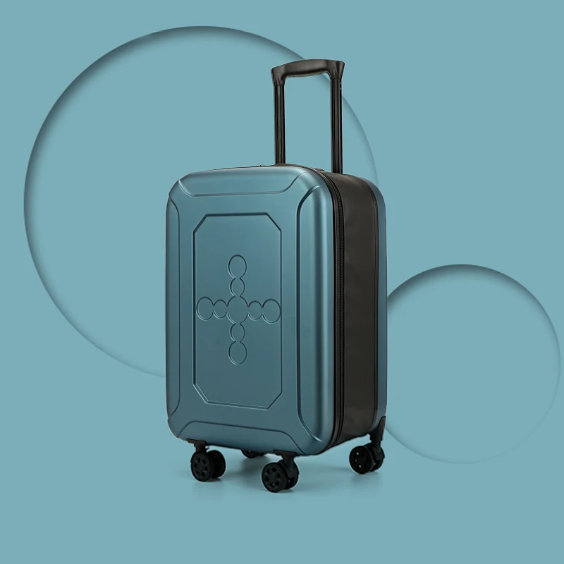 Code Lock PC Foldable Suitcase for Travel Luggage Case With Polyester Lightweight Foldable Suitcase Luggage Bag