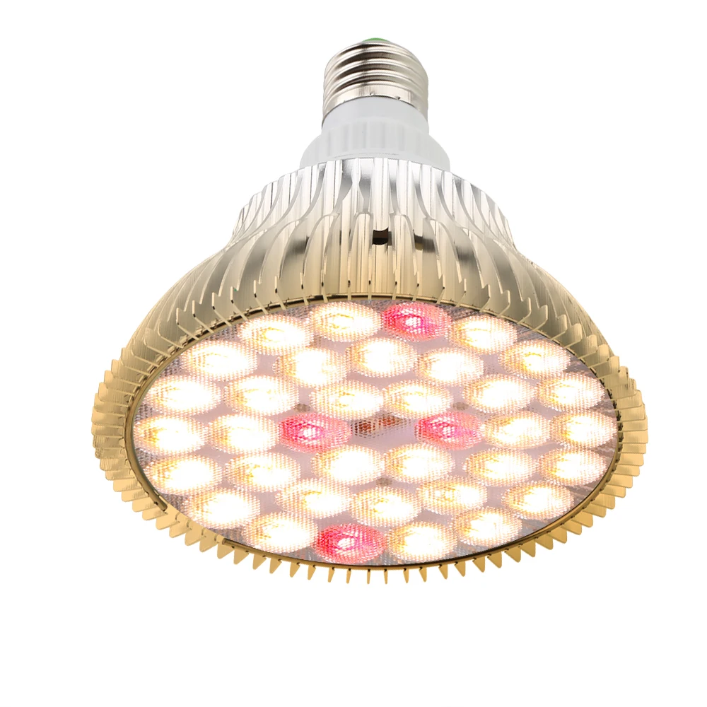 Sinjia 100w E27 36pcs Smd3030 Warm White Led Grow Light For Indoor