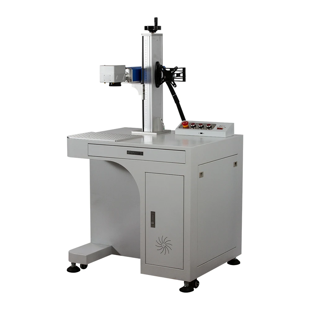 30w Fiber Laser Marking Machine with Conveyor Belt