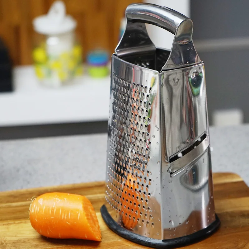 Amazon High Quality 4 Sides Box Grater Stainless Steel Cheese And