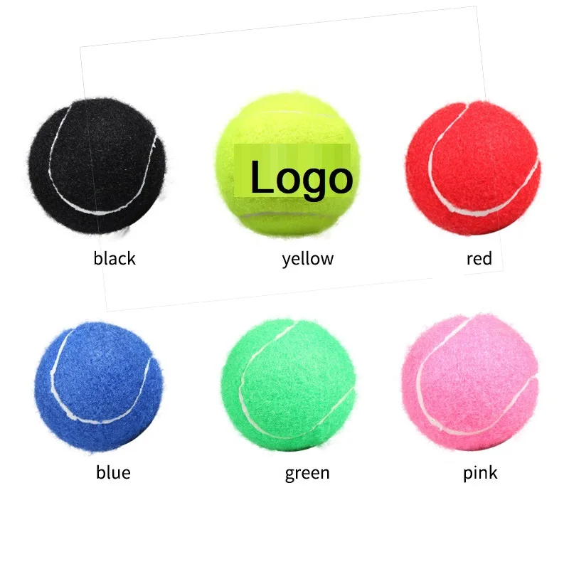 Профессиональные тренировочные мячи для теннисных мячей из шерсти и резины для новичков