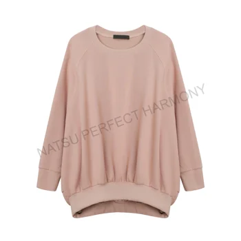 Lady's Spring&Autumn Butterfly Sleeve O-neck sweatershirt