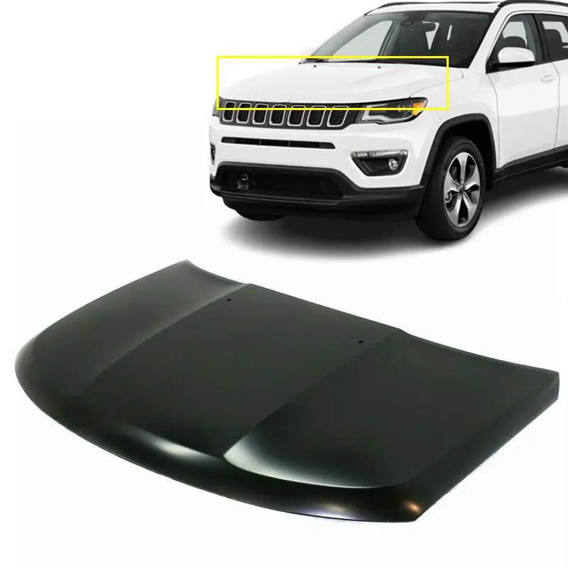 wholesale quality steel aluminum car hood panel for Jeep Compass 2017 2018 2019 USA version