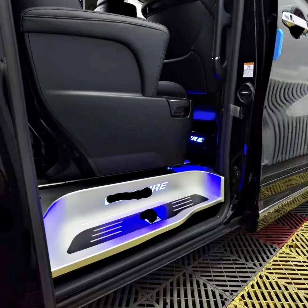 Car Led Illuminated Pedal With Car Logo Hiace Car Moving Led