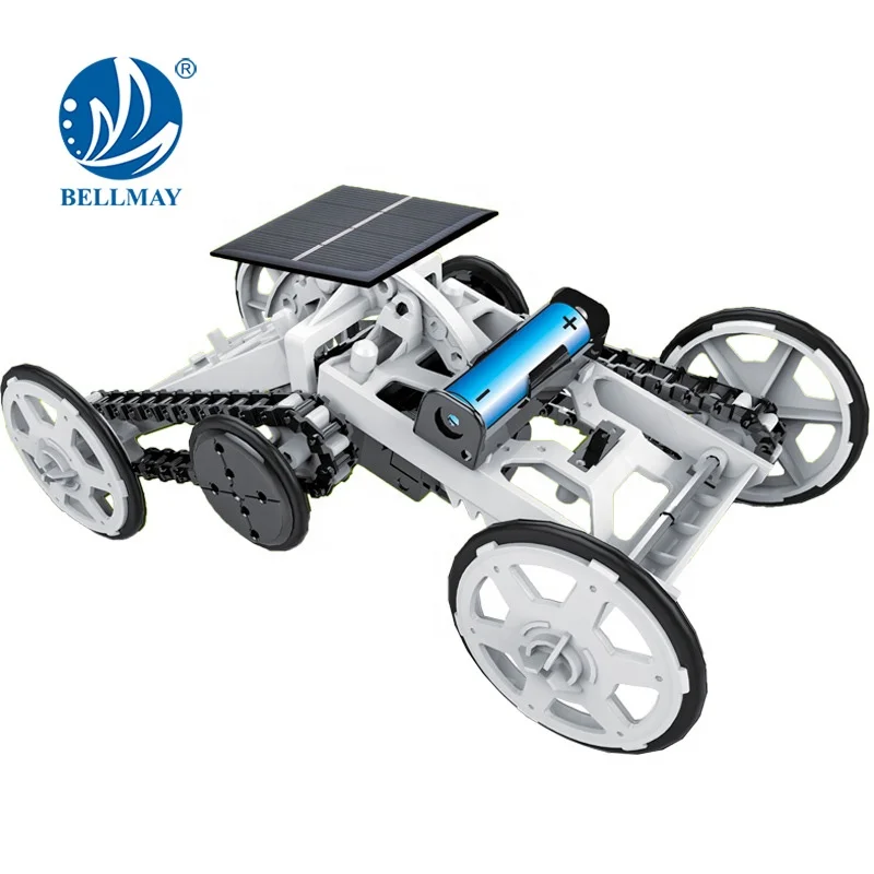 Детская многофункциональная солнечная система Bemay, игрушка «сделай сам» для детей, мощный четырехколесный привод, машина для скалолазания с комплектом отверток