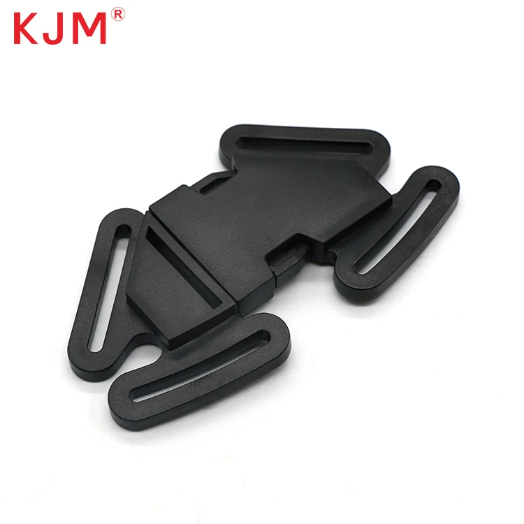 Wholesale Customizable 4 Way Quick Release Plastic Seat Belt 38mm Side Release Buckle for Car and Baby Stroller Pushchair