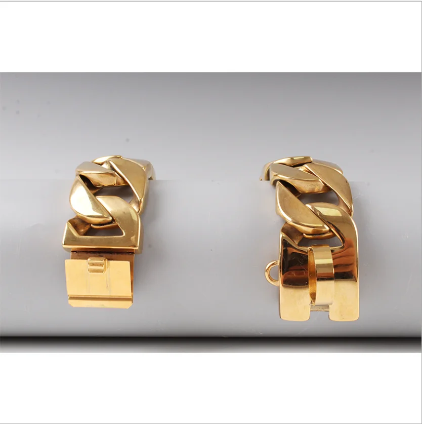 Выдающийся заказной из нержавеющей стали супер широкий Большой собачий ошейник для собак