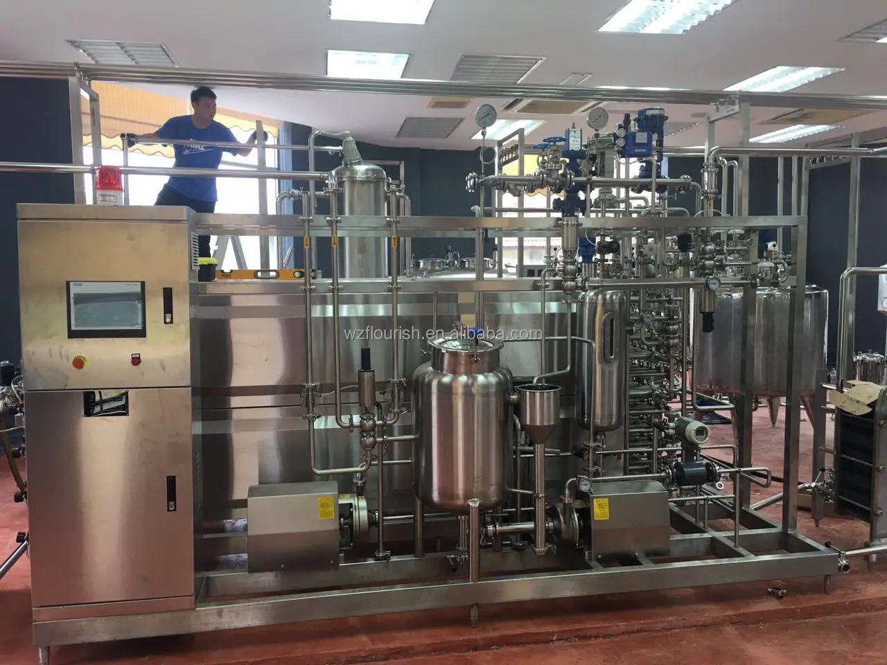 Automatic Tubular UHT Juice Pasteurizer/Sterilizer