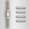 Silver/gold-white
