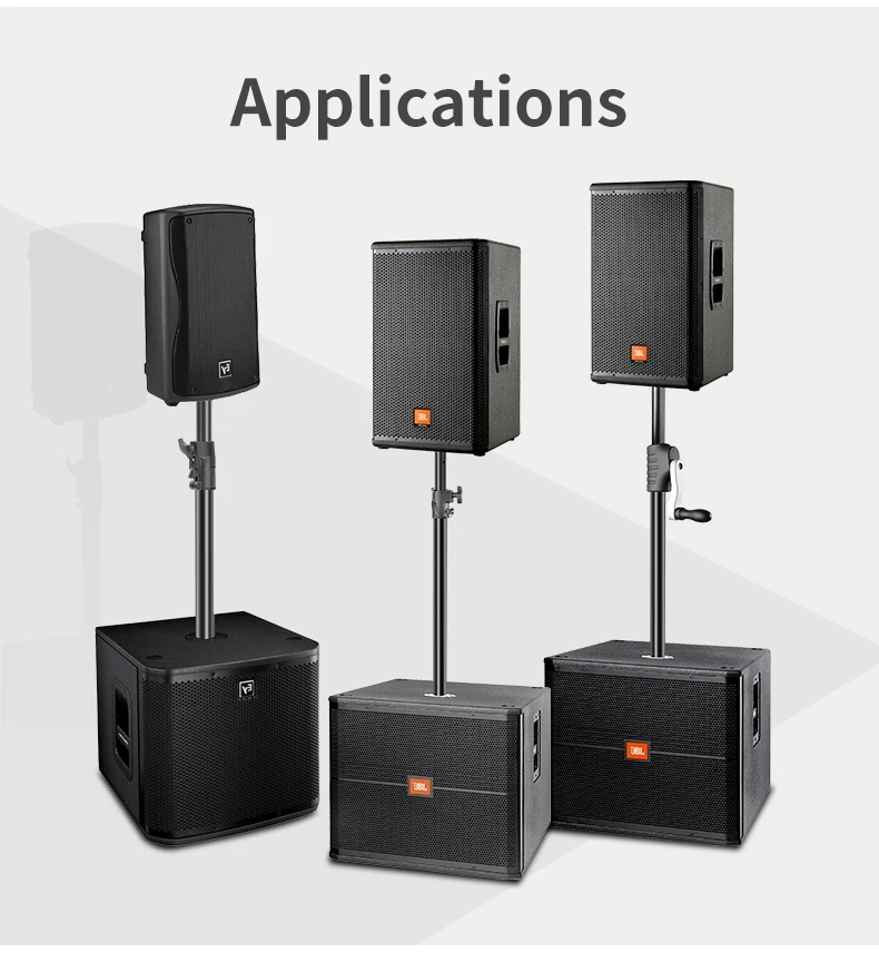 Line array speaker stand professional 35mm auto locking adjustable 12