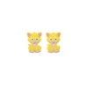 Cat Focal bead Yellow SA40