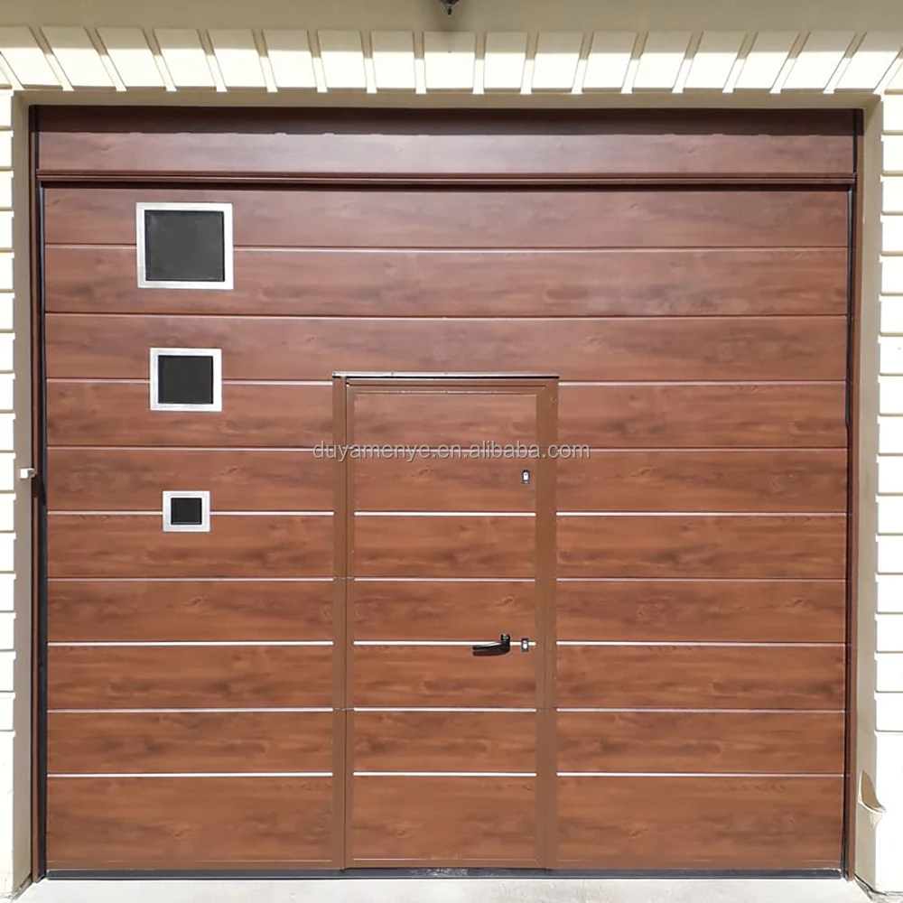 High Quality Steel Garage Door with Modern Design Thermal Insulation Feature Finished Surface-Made in China Low Price