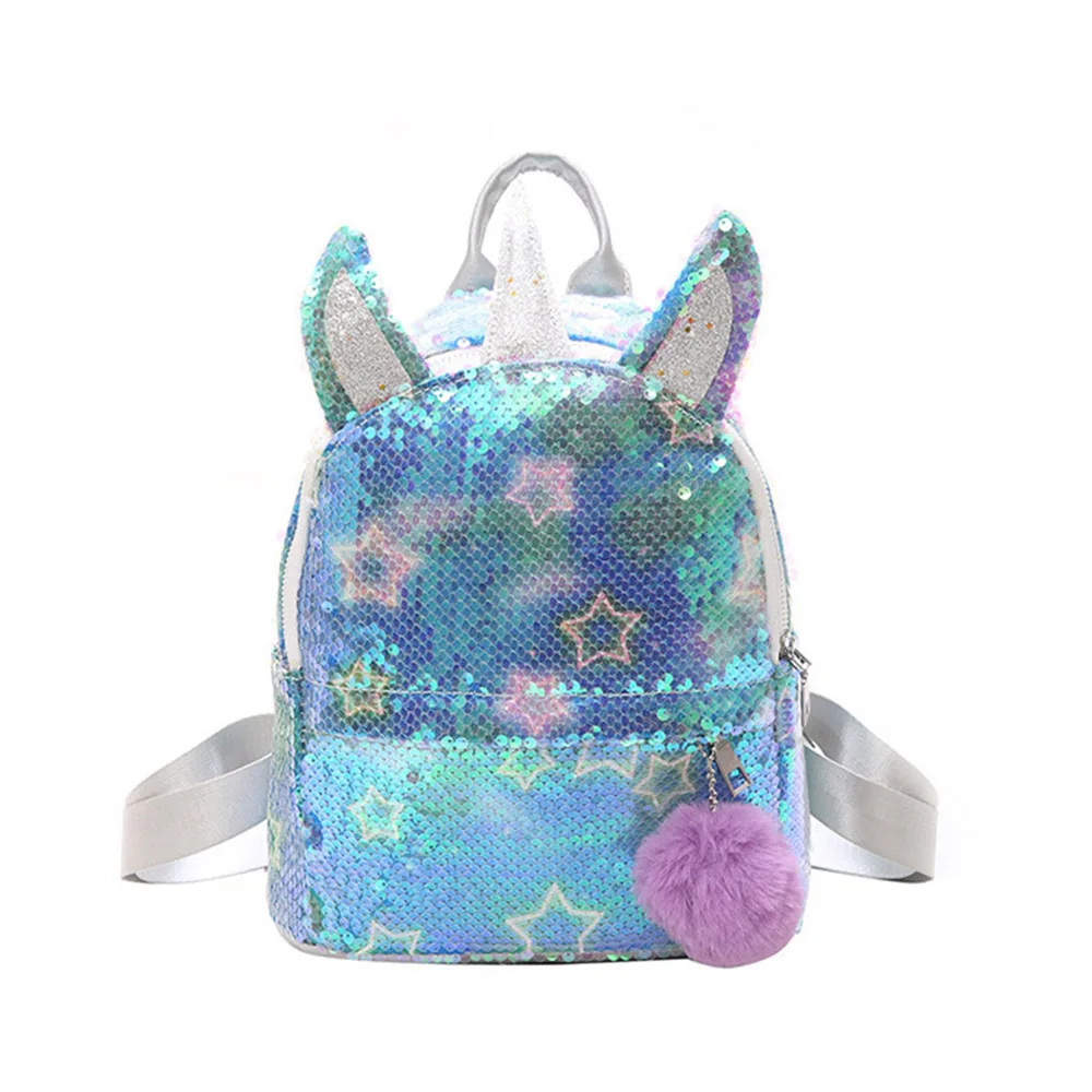 girl sequin backpack