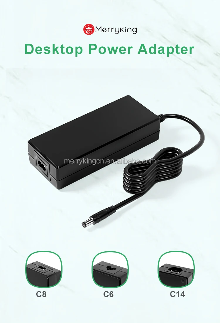 UK Plug C14 AC Outlet 24v 3amp 4amp 4 pin power adapter For tablet printer supplier