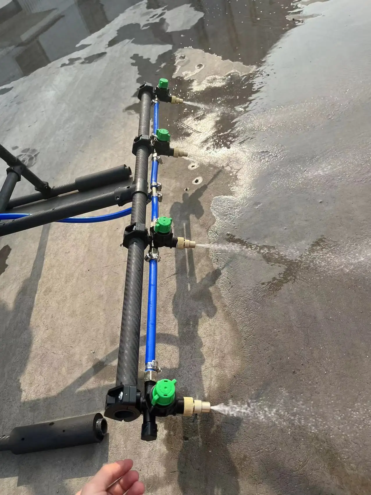 Long Working Tethered Drones Window High Pressure Washing Cleaning Drone