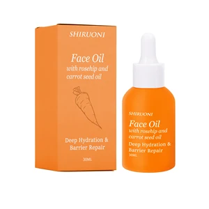 OEM Face Oil Rosehip Argan Carrot Seed Oil Deep Moisturizing Hydration Long Latsting Softens Smooth Women Man Carrot Facial Oil