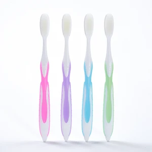 High Quality Ultra Soft Nano Toothbrush for Children Exquisite Oral Cleaning Design New Colorful Bristles Biodegradable Plastic