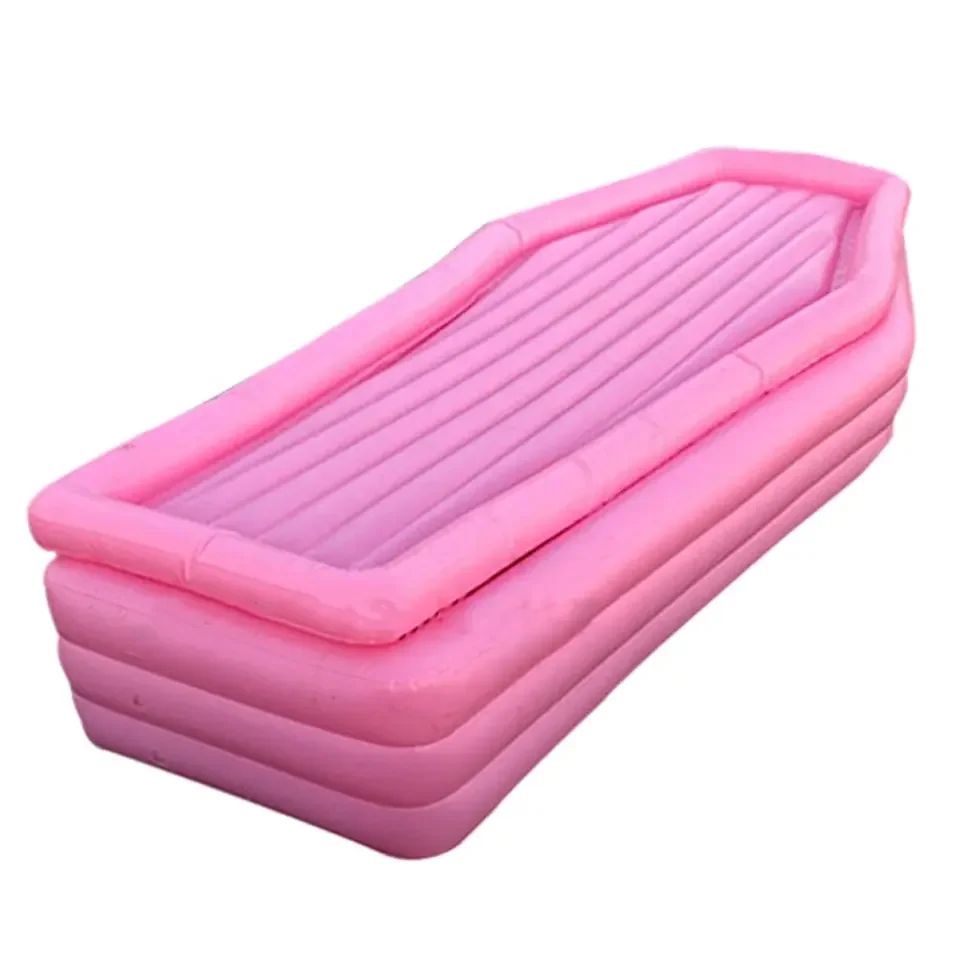 Custom PVC Inflatable Coffin Swimming Pool Float Quality Advertising Inflatables Product