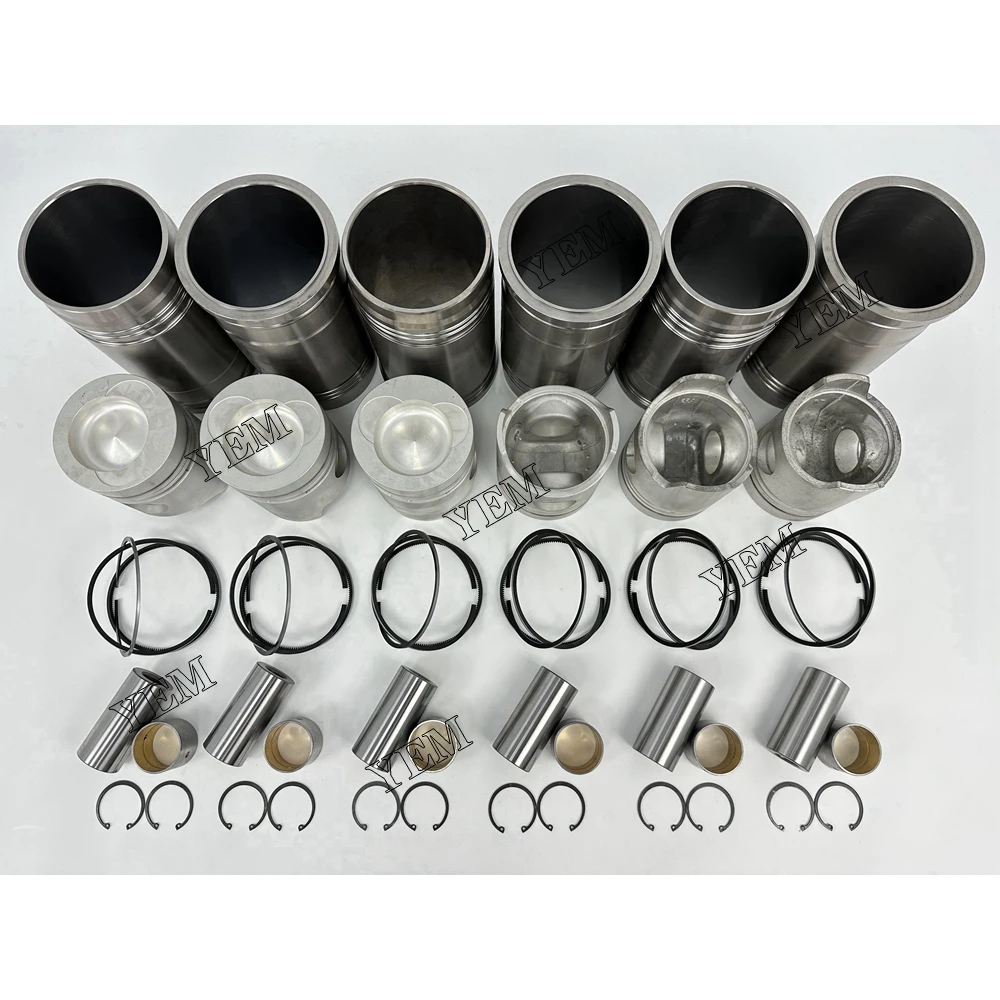 For Mitsubishi 6D22 Cylinder Liner Kit Machinery Engine Spare Parts 3