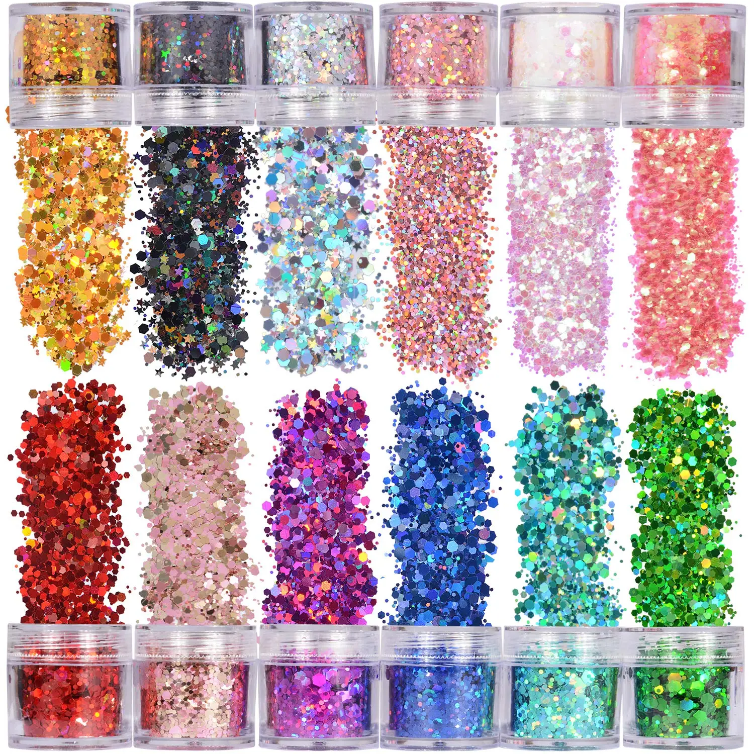 Pink Chunky Glitter Poly Glitter for any crafts! FAST SHIPPING!!