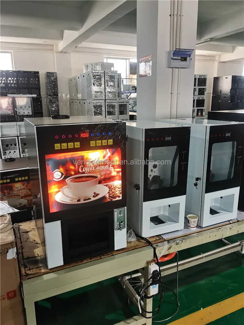 8 Selection Hot Cold Coffee Vending Machine With Coin Bill Payment Wf1306a Buy Coffee Maker