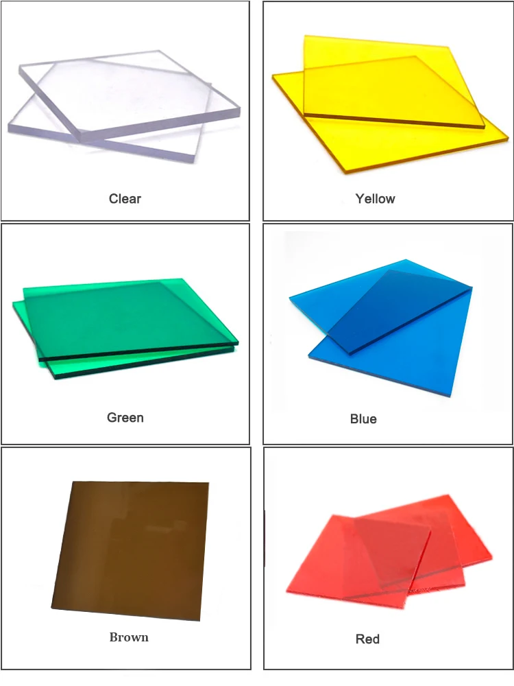 Plastic cover outdoor canopy balcony awning design 1.5mm solid clear pc sheets
