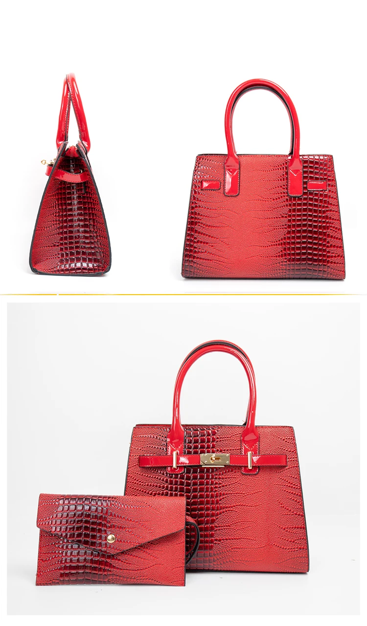 Wholesale Luxury Crocodile Leather Womens Tote Bag 2023 New Fashion ...